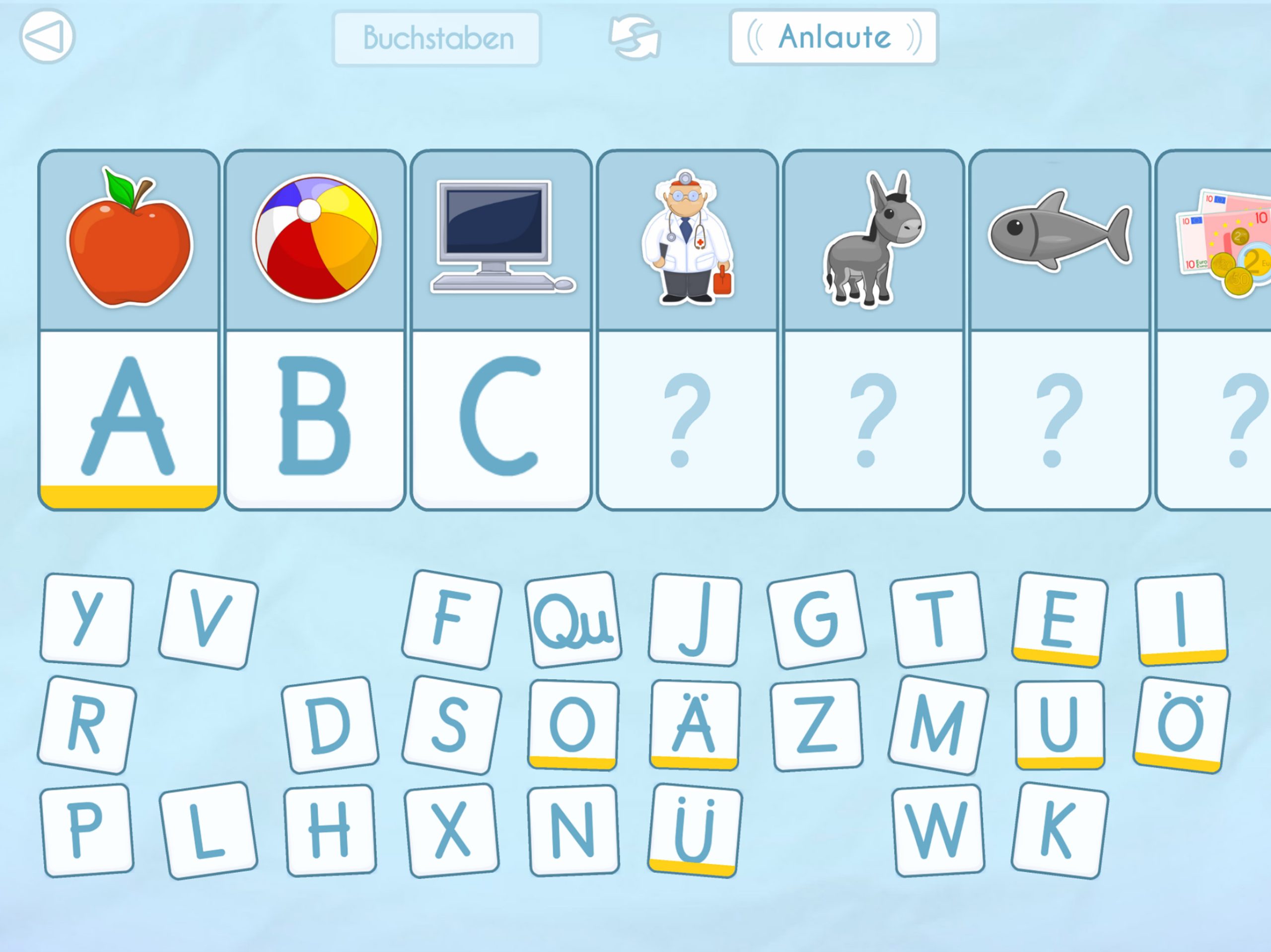 Android Auf Der Enterprise 4 Buchstaben ABC StarterKit: Deutsch - Spielzeug by Jan Essig